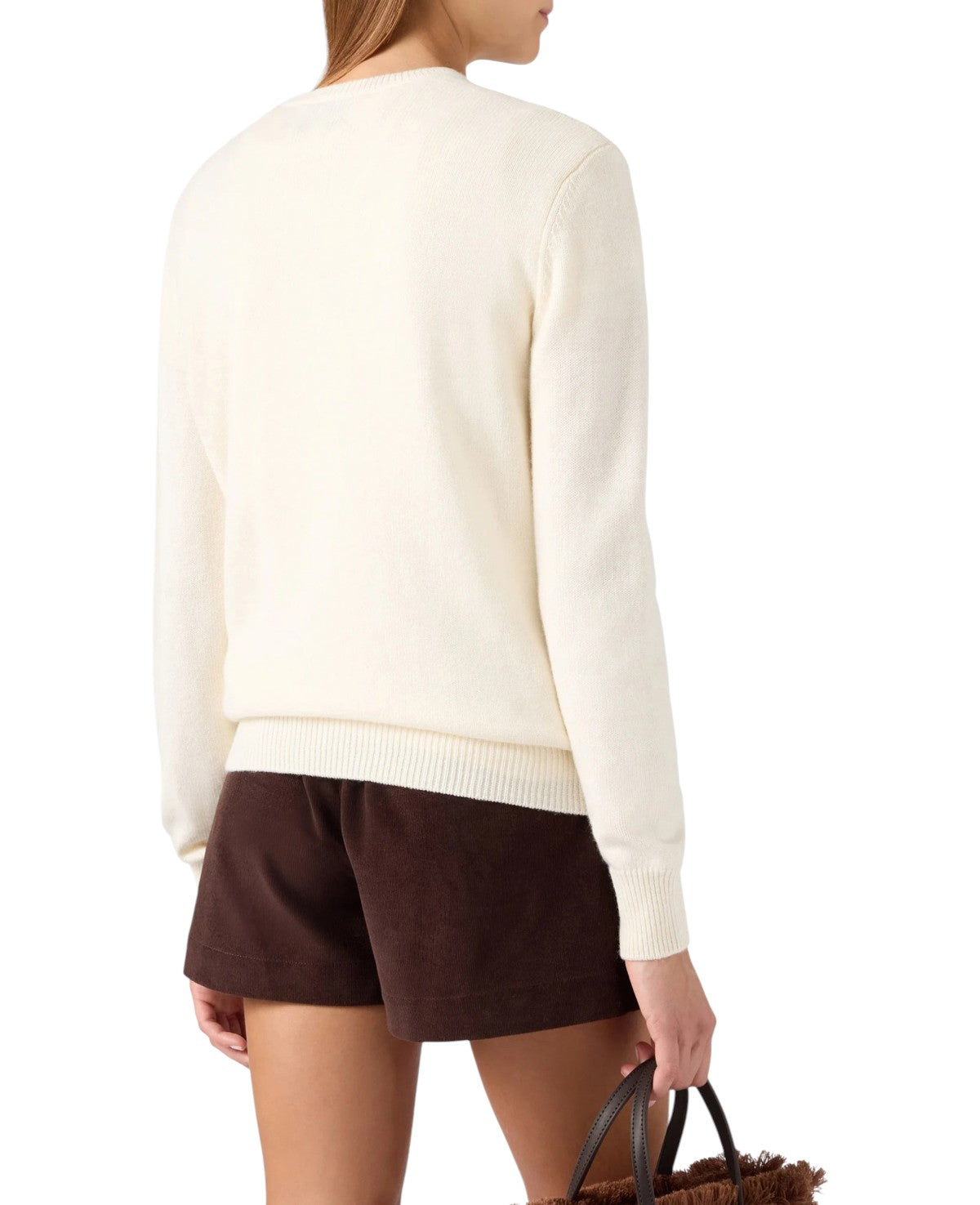 MC2 SAINT BARTH Maglia MC2 Saint Barth donna QUE0010 04220M 10 New Queen Splendida Panna QUE001004220M 10 