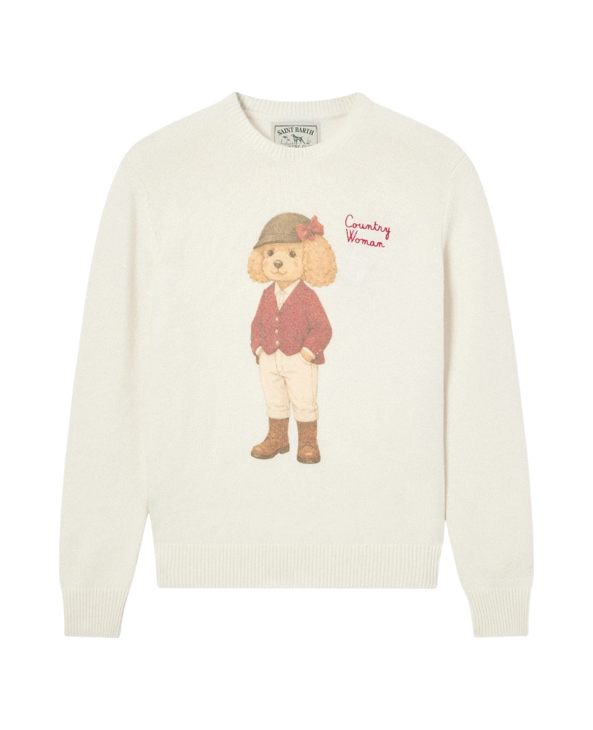 MC2 SAINT BARTH Maglia MC2 Saint Barth donna QUE0030 02461M 10 New Queen Country Woman Bianco QUE003002461M 10 