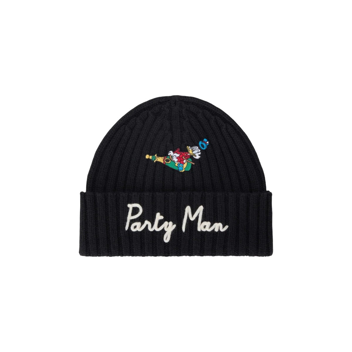 MC2 SAINT BARTH Cappello MC2 Saint Barth uomo WENG001 03777M 00 Wengen Beanie Party Man Nero WENG00103777M 00 
