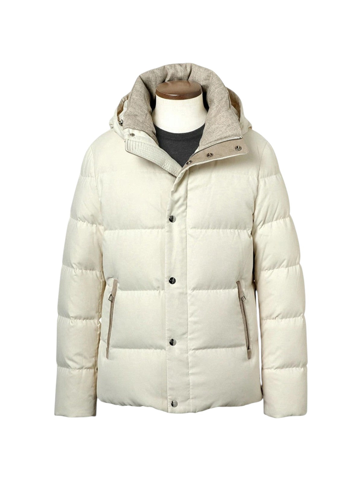 MONTECORE Giubbino Bomber Montecore uomo MUCX742A 02 Belseat Peach Skin Avorio F11MUCX742A 02 