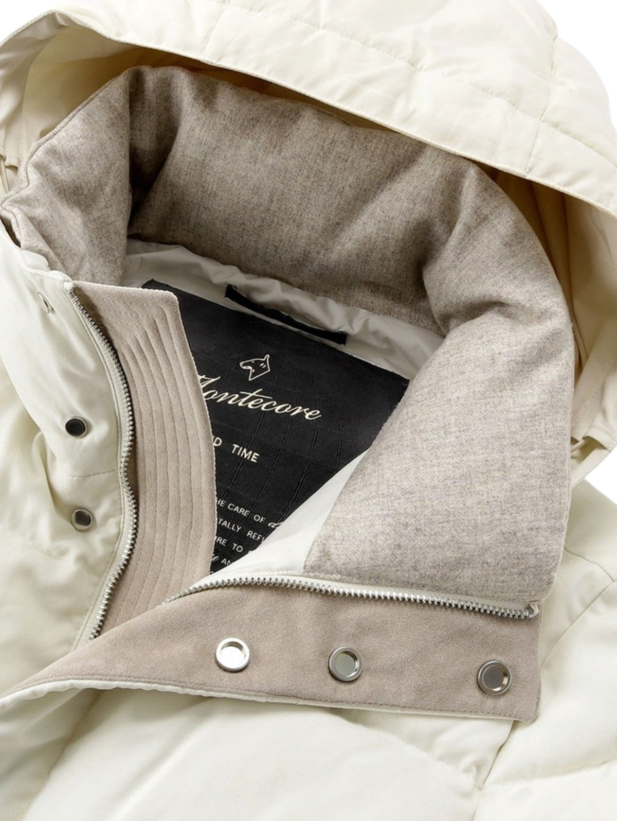 MONTECORE Giubbino Bomber Montecore uomo MUCX742A 02 Belseat Peach Skin Avorio F11MUCX742A 02 