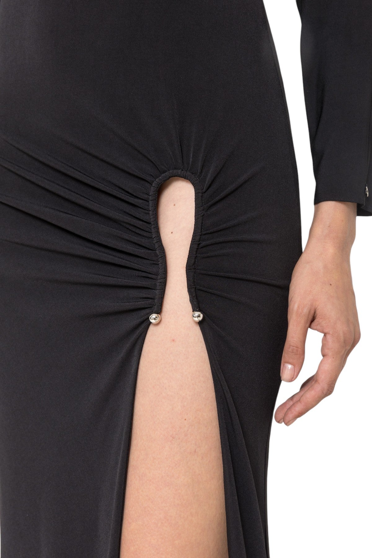 NIssa Abito Nissa donna RS16881 99 con schiena scoperta Nero RS16881 99 