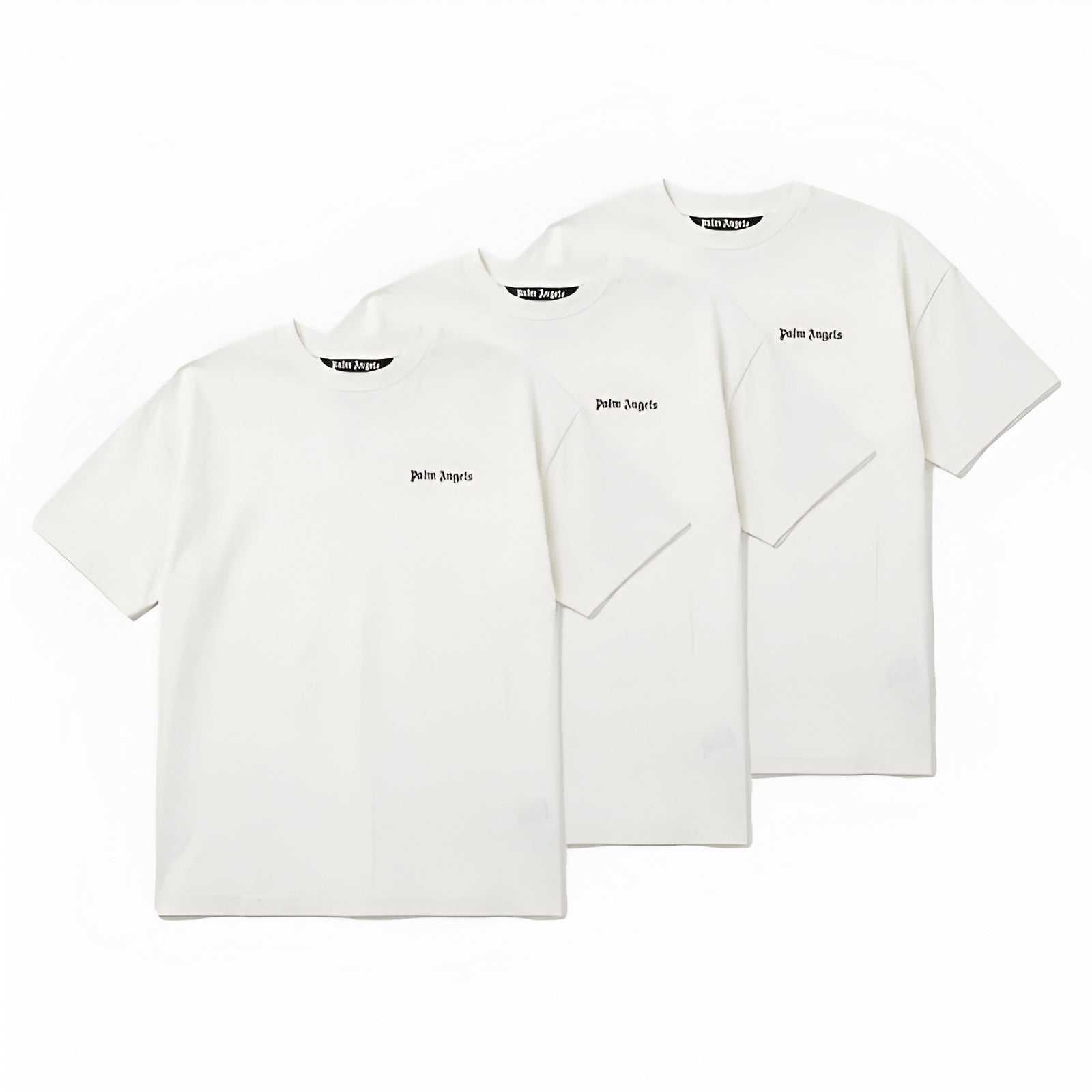 PALM ANGELS T-shirt PALM ANGELS uomo Classic Logo 3-Pack PAM2B001JR0010310 Bianco PAM2B001JR001 0310 