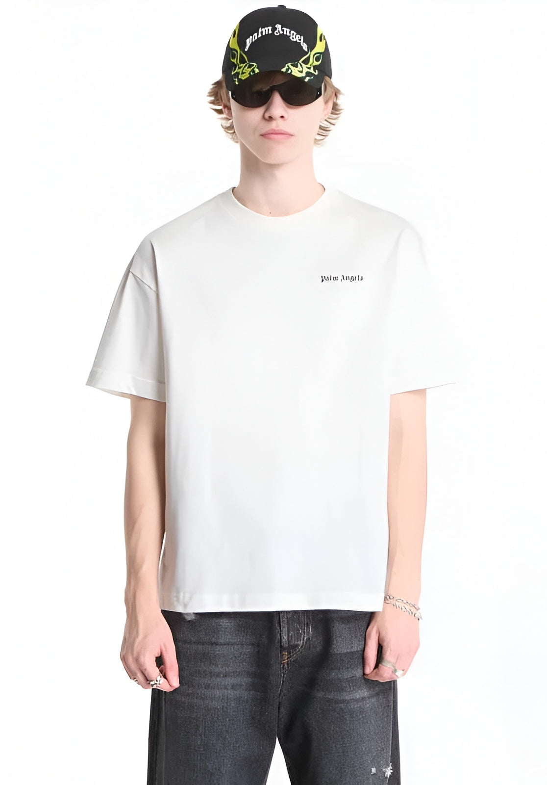 PALM ANGELS T-shirt PALM ANGELS uomo Classic Logo 3-Pack PAM2B001JR0010310 Bianco PAM2B001JR001 0310 