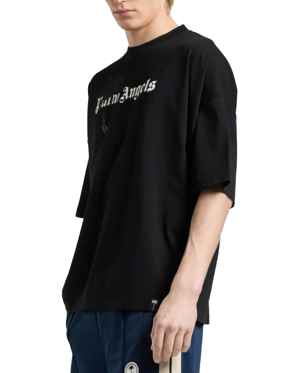 PALM ANGELS T-shirt PALM ANGELS uomo PAMAA003JR006 PALM DRIFT Nera PAMAA003JR006 1003 