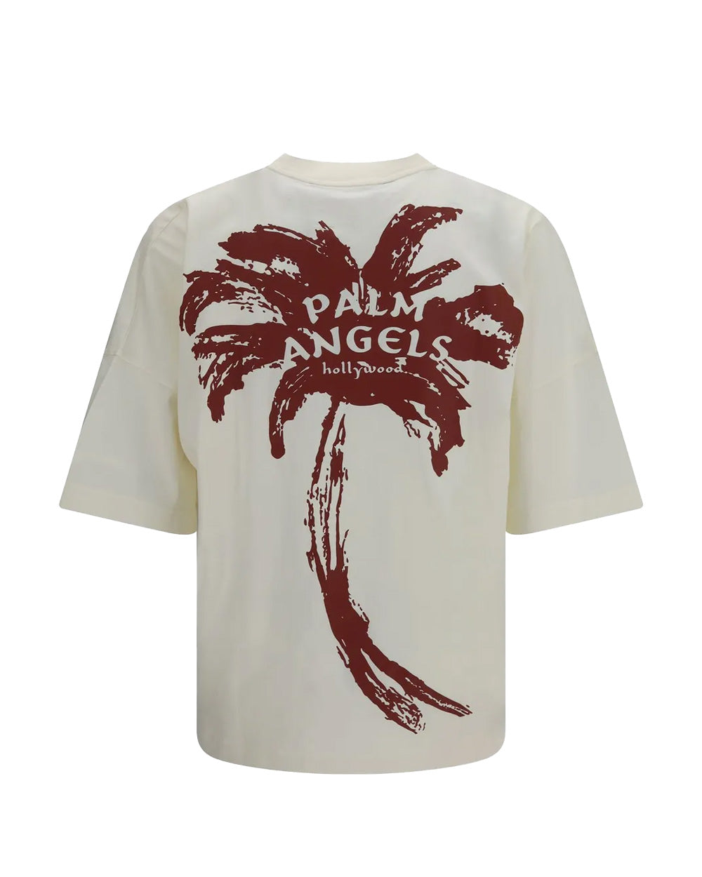 PALM ANGELS T-shirt PALM ANGELS uomo PAMAA005JR003 PALM DRIFT Panna PAMAA005JR003 0325 