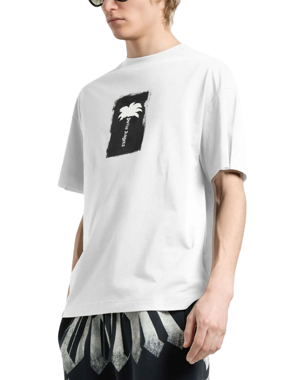 PALM ANGELS T-shirt PALM ANGELS uomo PAMAA01W26JR19 Panna PAMAA01W26JR19 0310 