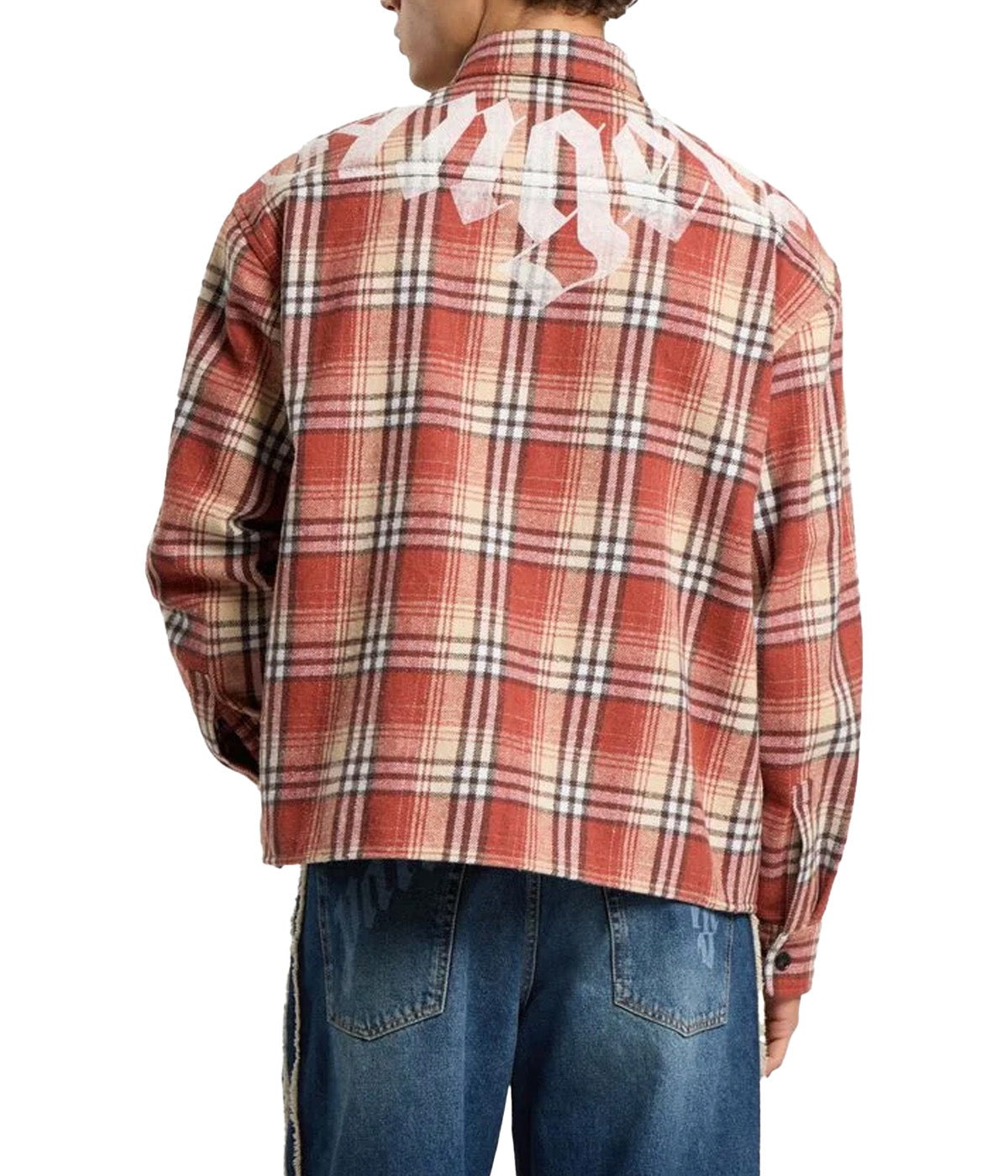 PALM ANGELS Camicia PALM ANGELS uomo Big Neck Logo Loose PAMES002FB001 Arancio PAMES002FB001 2003 