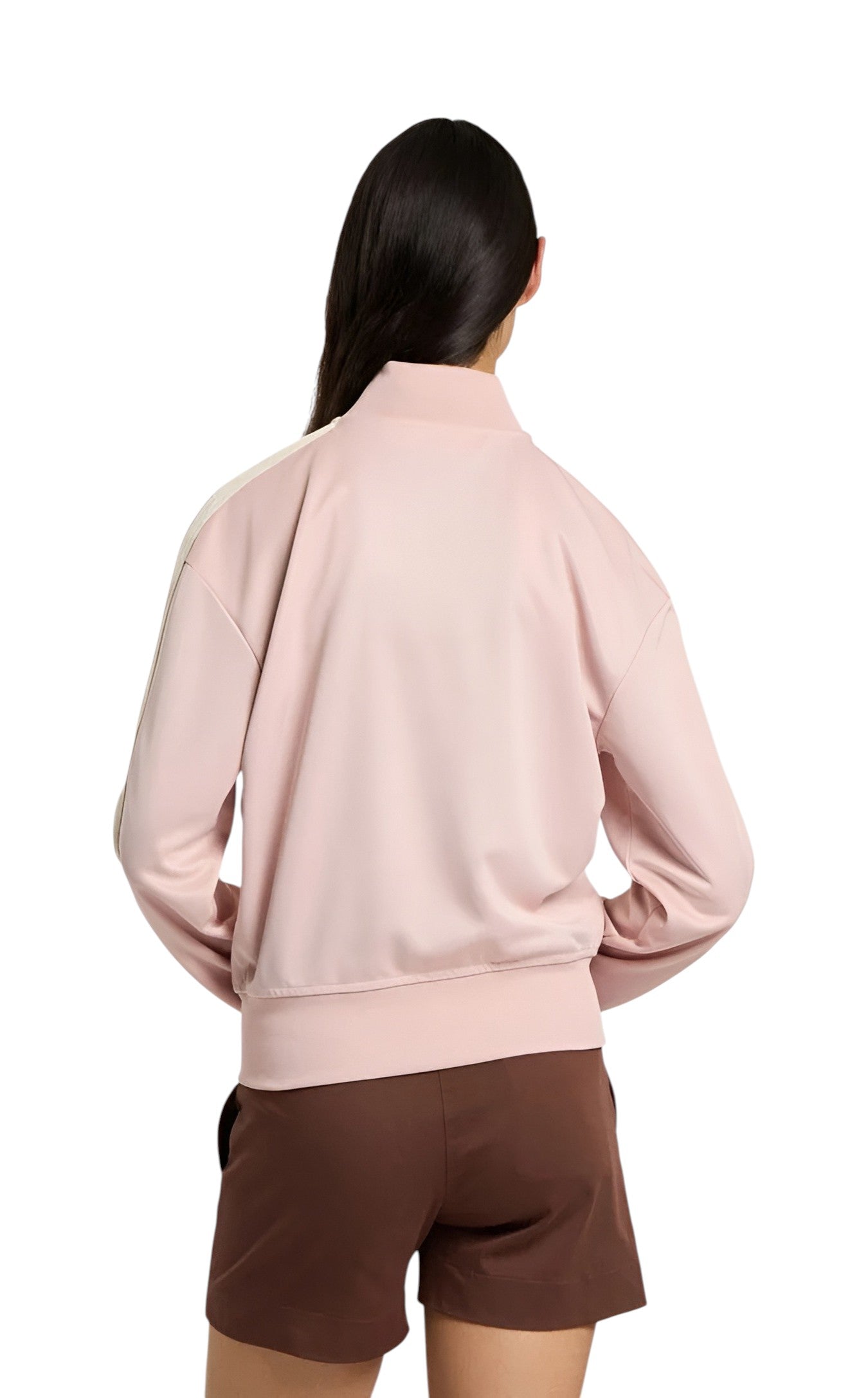 PALM ANGELS Felpa PALM ANGELS donna Classic Logo Track PAWBD002FB001 3003 Rosa PAWBD002FB001 3003 