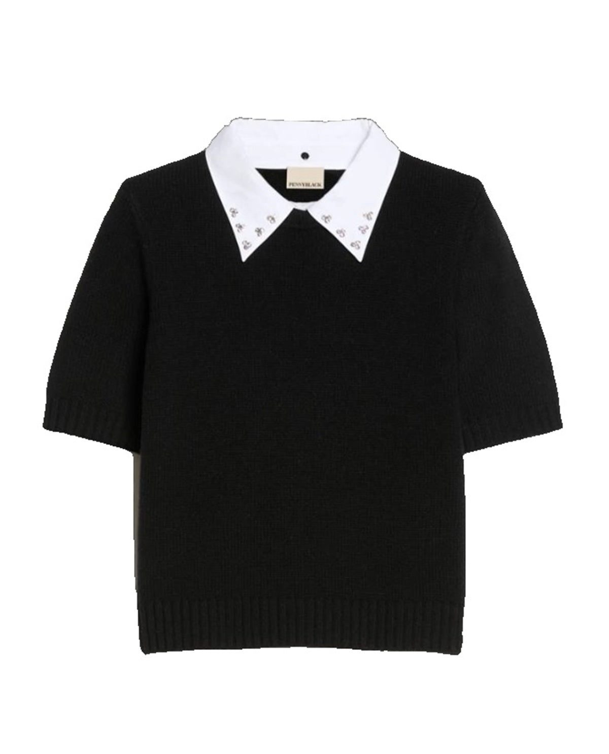 PENNYBLACK Maglia PENNYBLACK donna Lampada 2621366112200002 Nera Colletto 2621366112200 002 
