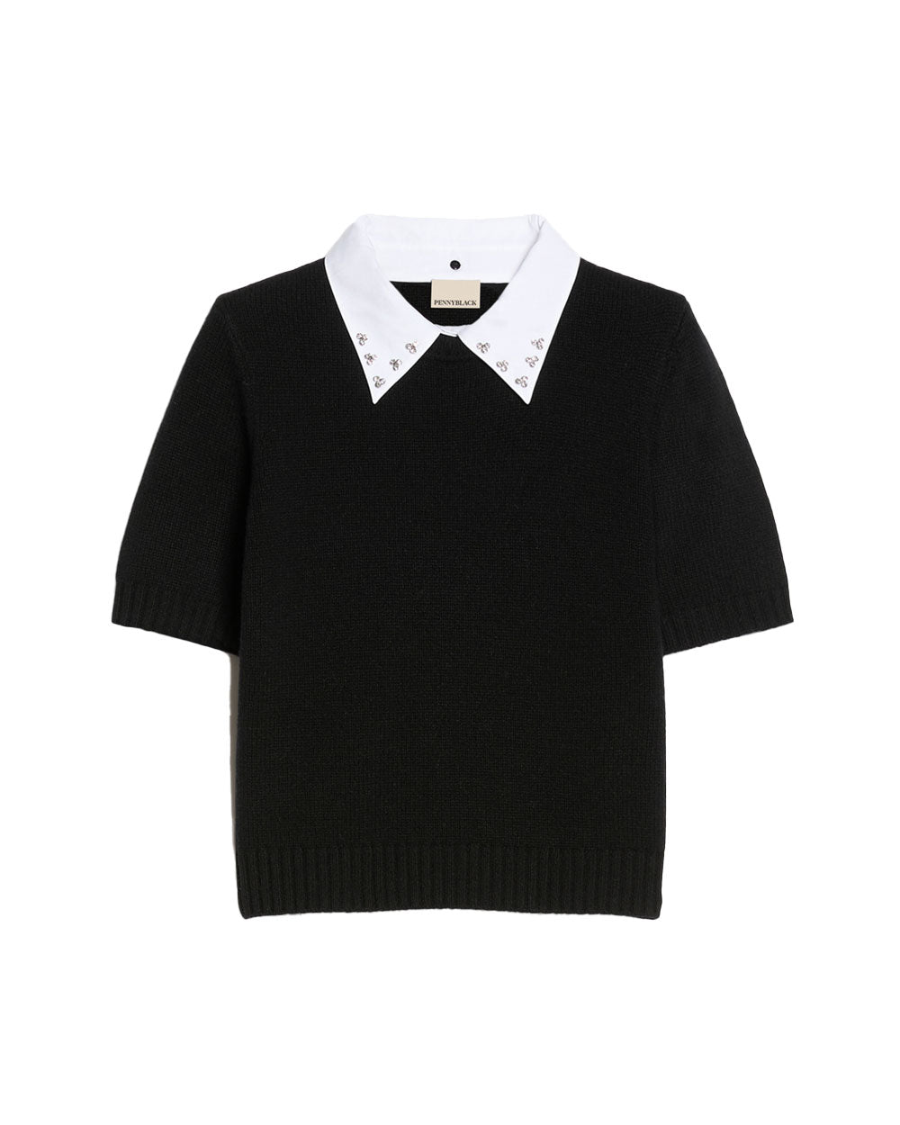 PENNYBLACK Maglia PENNYBLACK donna Lampada 2621366112200002 Nera Colletto 2621366112200 002 