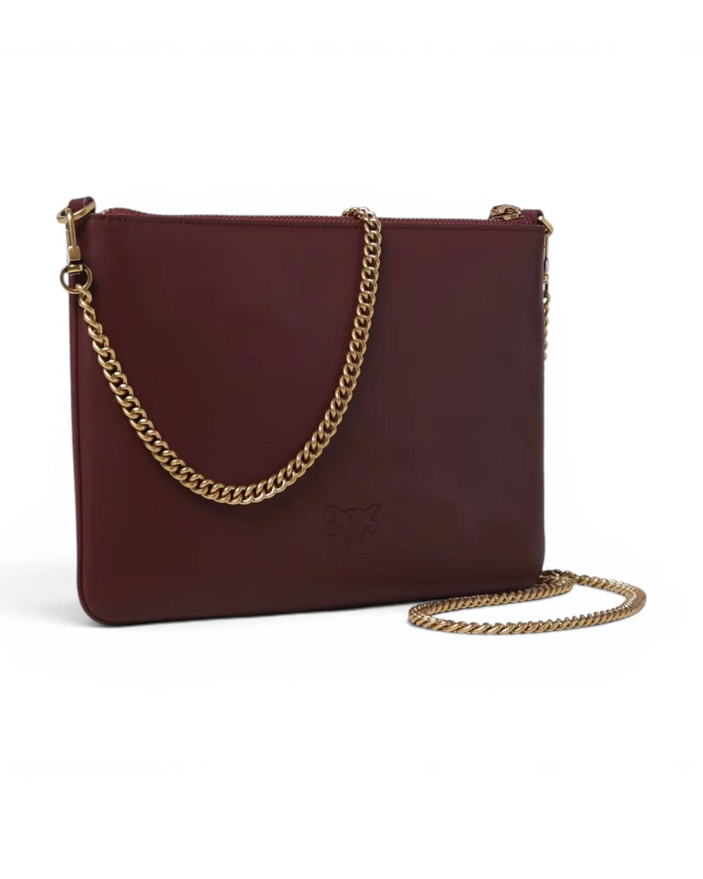 PINKO Borsa PINKO donna 100455A0F1 bordeaux flat love 100455A0F1 WW5Q 