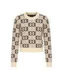 Maglia PINKO donna 106041A2YD Gypsies cropped crema