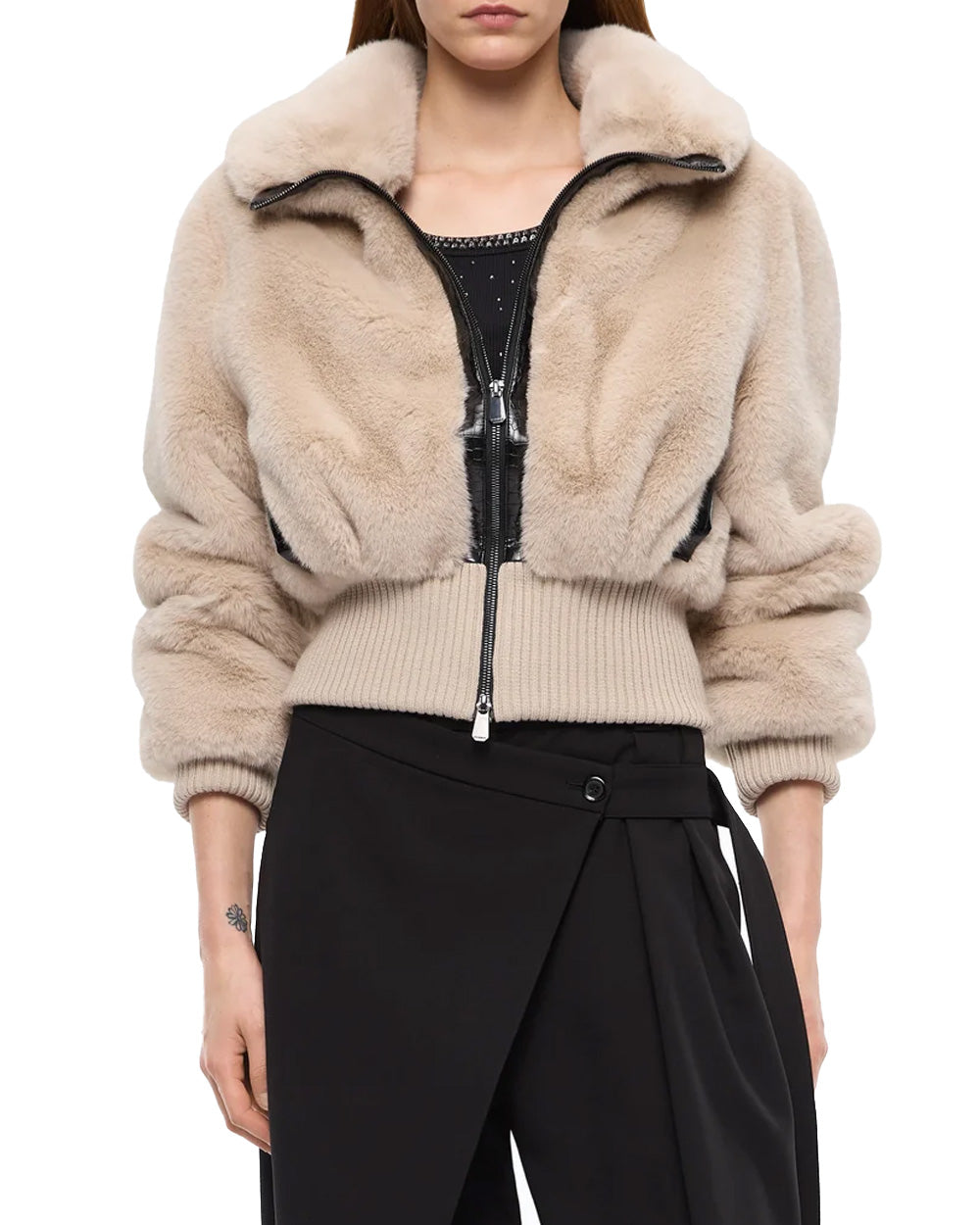 PINKO Giubbino PINKO donna 107040A3E7 BAGELS BOMBER Beige 107040A3E7 C32 