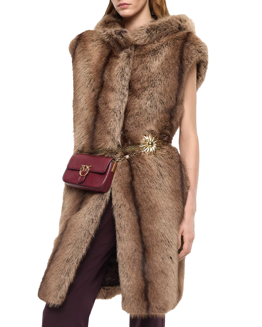 PINKO Gilet PINKO donna 107042A3C6 GALEARIS GILET Beige 107042A3C6 D31 