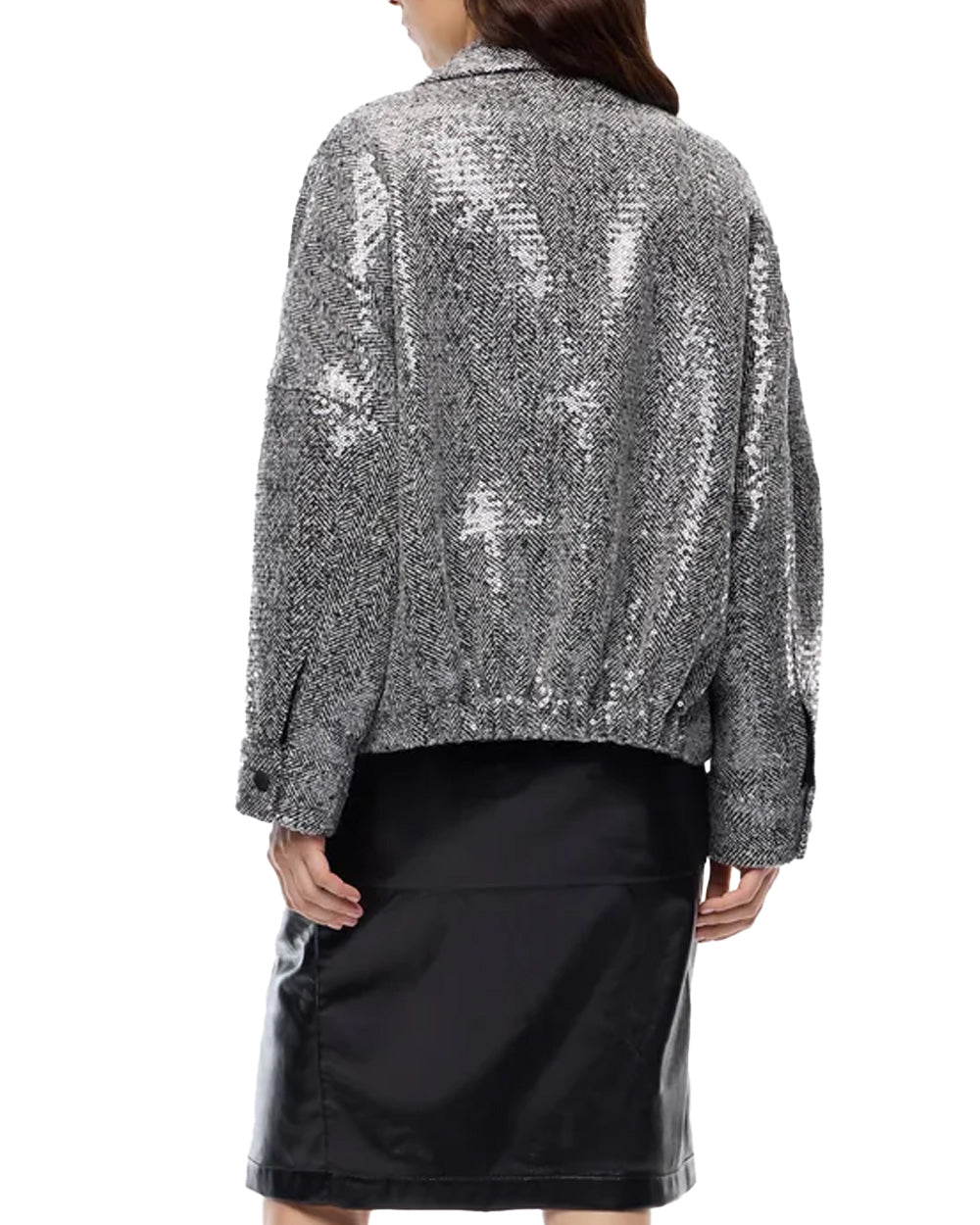 PINKO Giacca PINKO donna 107077A3E8 BELLIS BLOUSON Argento 107145A3FE ZZ2 