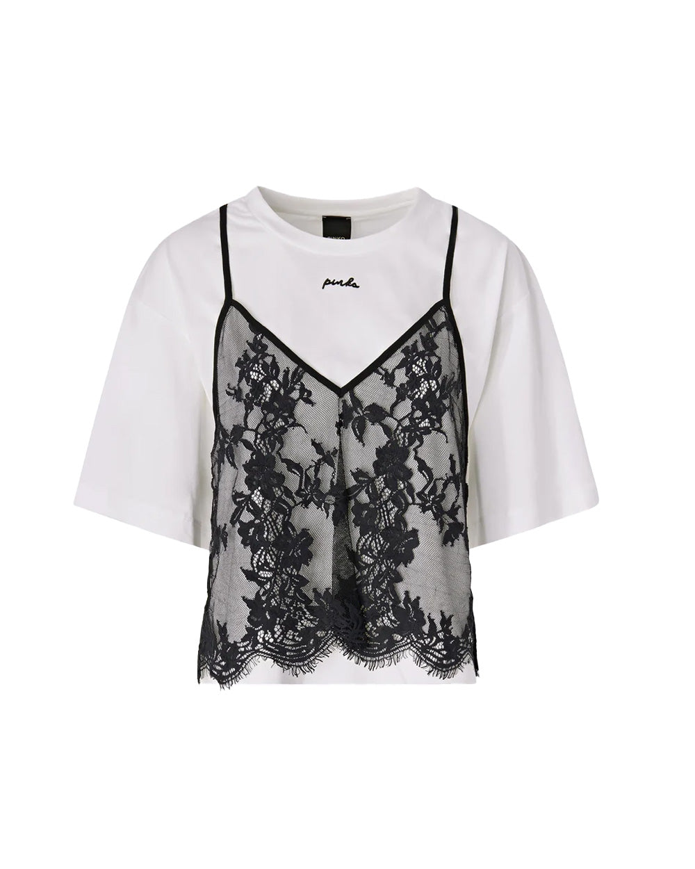 PINKO T-shirt PINKO donna 107155A3FL TULIPANO Bianca<BR/> 107155A3FL ZZ1 