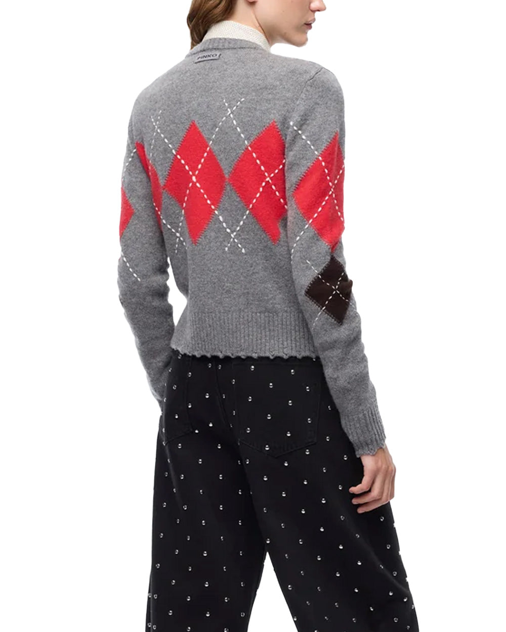 PINKO Cardigan PINKO donna 107284A3IE CARDIFF Grigio 107284A3IE IL1 