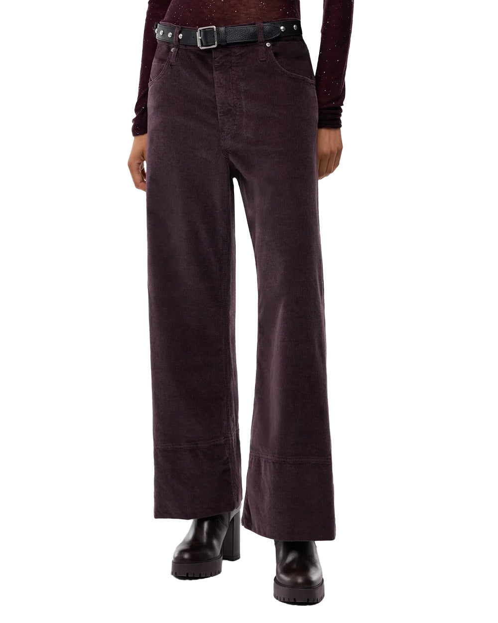 PINKO Pantalone PINKO donna 107418A3HF CYNTIA CROPPED Bordeaux 107418A3HF RR7 