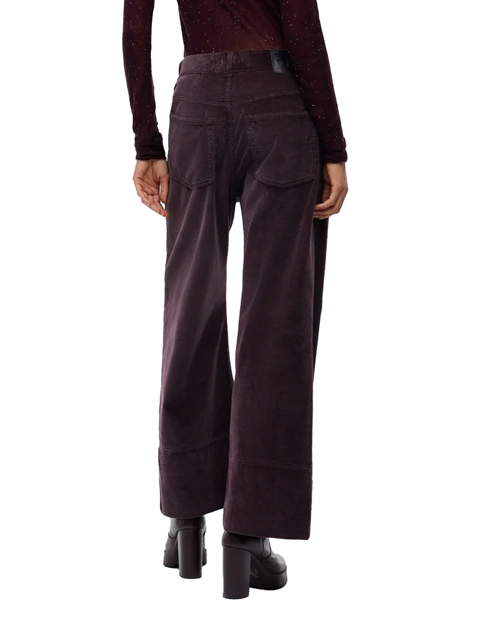 PINKO Pantalone PINKO donna 107418A3HF CYNTIA CROPPED Bordeaux 107418A3HF RR7 
