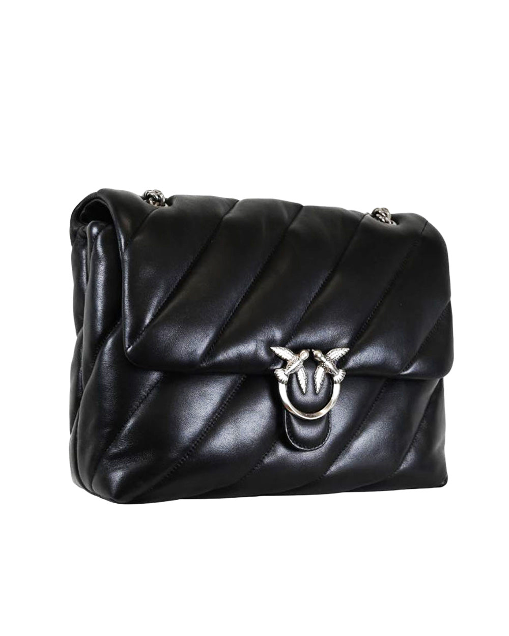 PINKO Borsa PINKO donna 107615A0F2 Love Bag Puff Maxi Quilt New Buckle Nera 107615A0F2 Z99O 