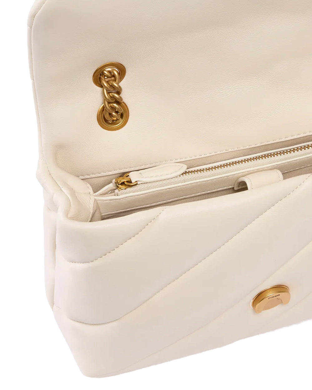 PINKO Borsa PINKO donna 107616A0F2 Love Bag Puff Maxi Quilt New Buckle Bianca 107616A0F2 Z14Q 