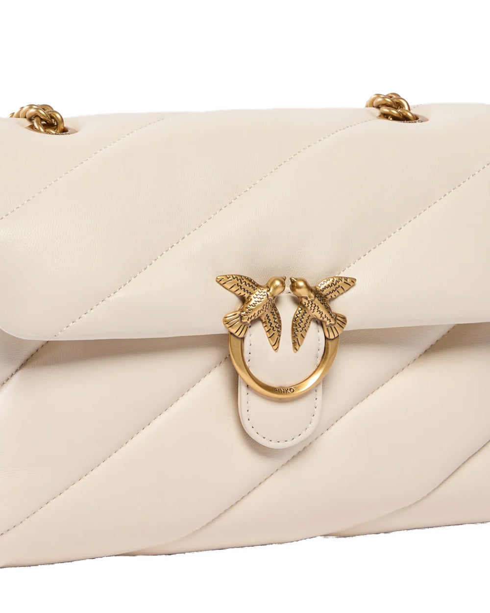 PINKO Borsa PINKO donna 107616A0F2 Love Bag Puff Maxi Quilt New Buckle Bianca 107616A0F2 Z14Q 