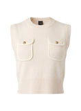 Gilet Pinko donna 107799A3OH Z06 Belato Bianco