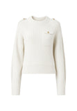 Maglia Pinko donna 107803A3OH Z06 Miagolio Bianco
