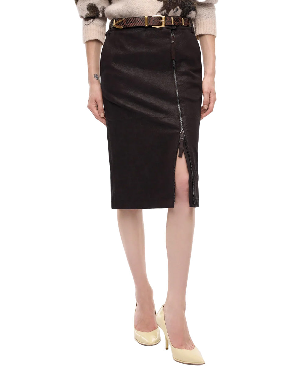 PINKO Gonna PINKO donna 107806A3MD MONTIANO Marrone 107806A3MD M04 