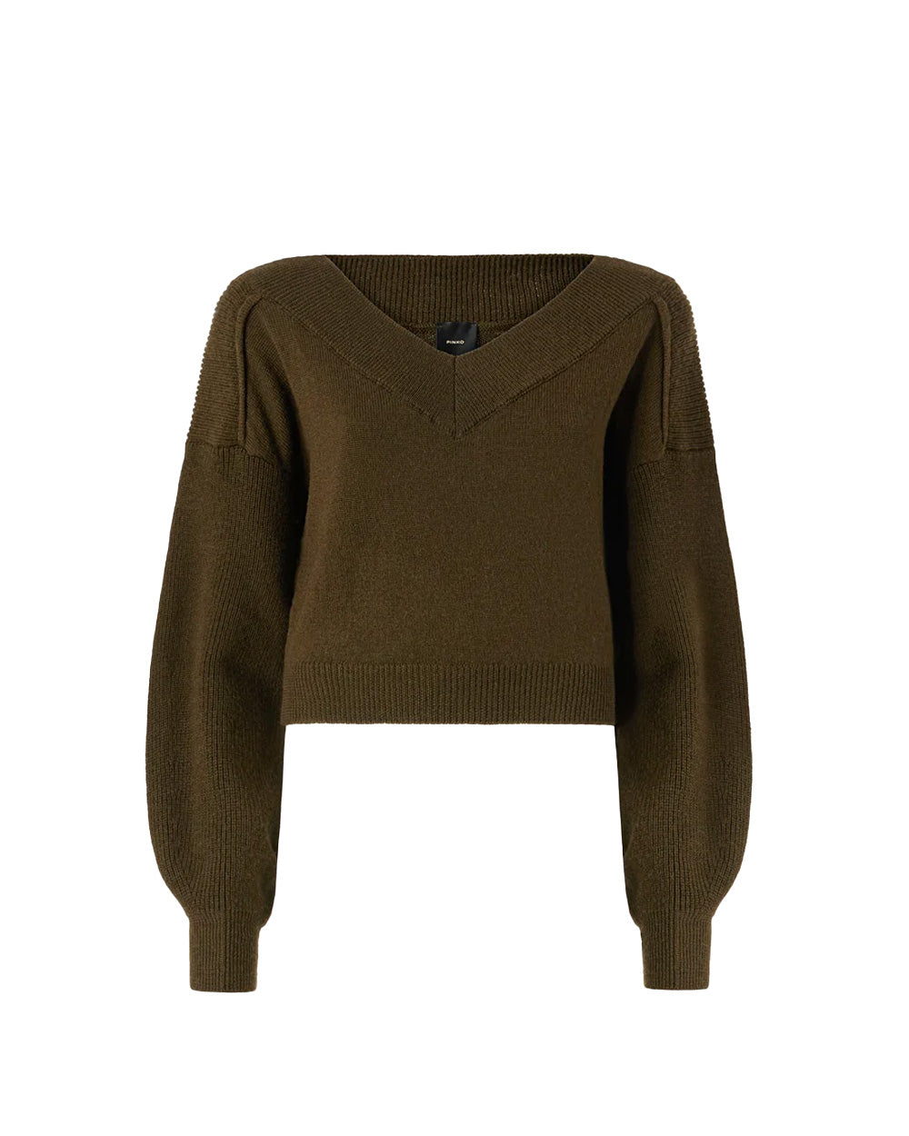 PINKO Maglia PINKO donna 107874A3P4 RINGHIO PULL Verde<BR/> 107874A3P4 X18 