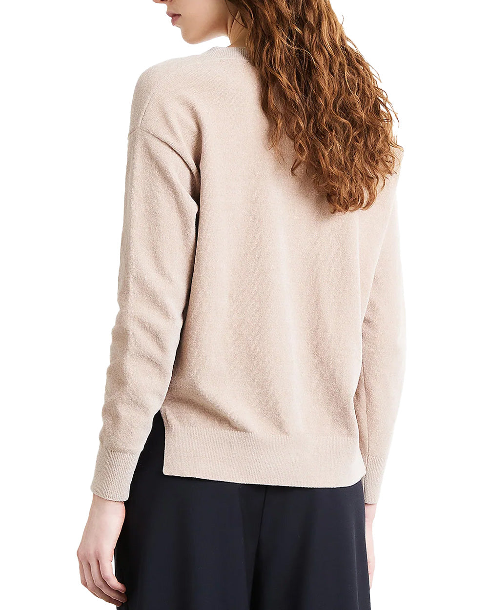RRD Pullover Velvet Vent V-Neck RRD donna W26634 White sand W26634 85 