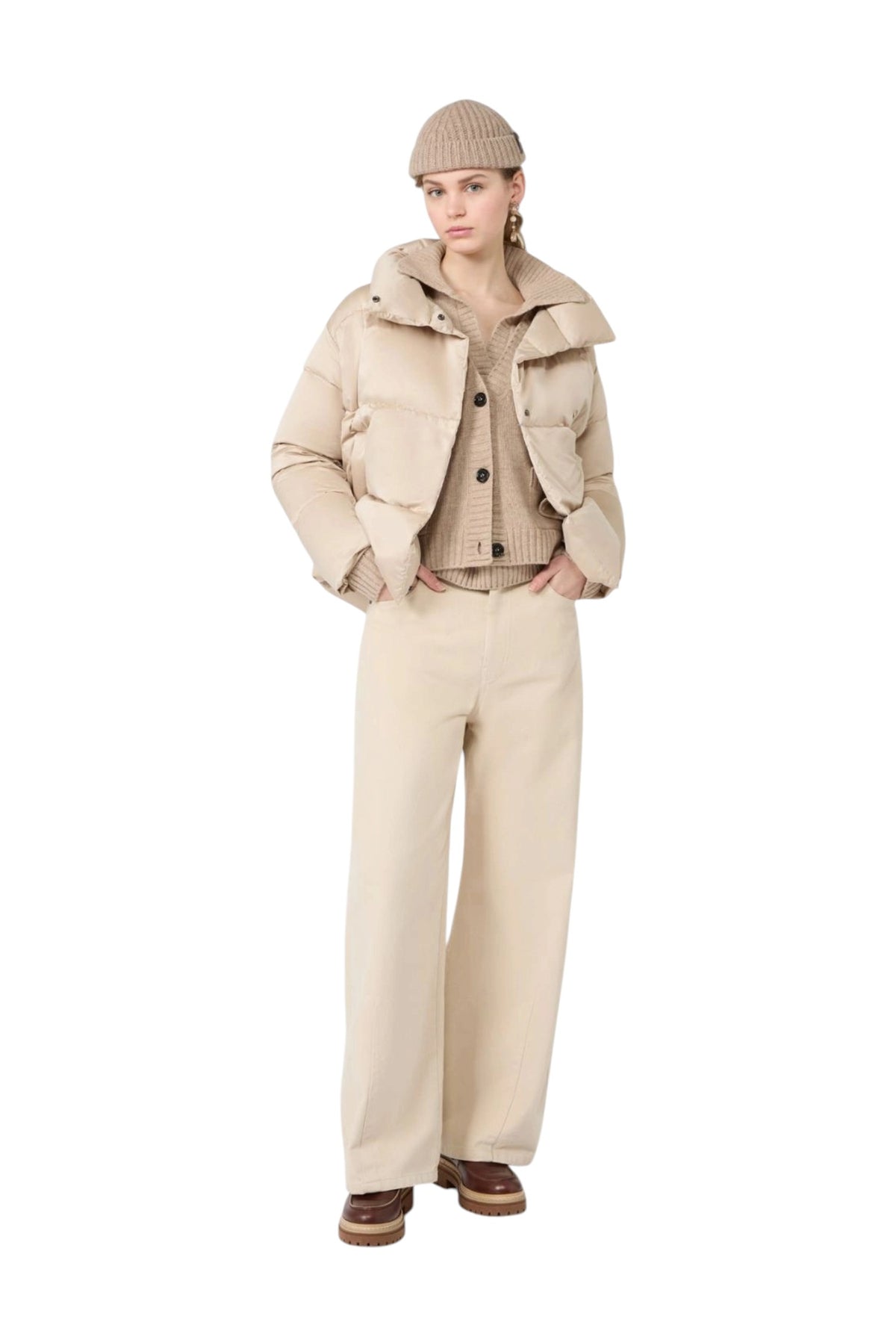 WEEKEND Giubbino Weekend donna 2625486052600 001 Matassa Beige 2625486052600 001 