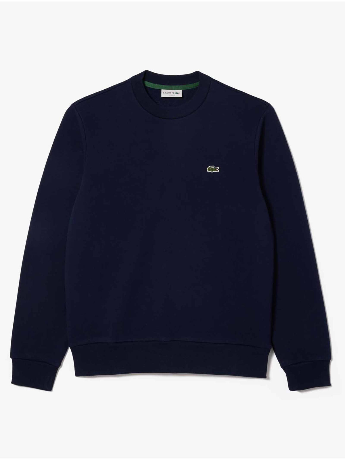 LACOSTE Felpa Lacoste uomo SH9608 Blu cotone taglio classic collo alto <BR/> SH9608 166 