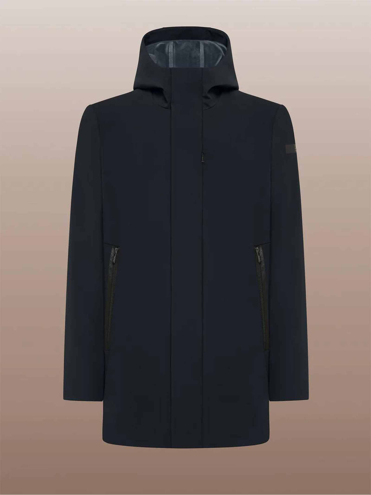 RRD Giubbino RRD uomo WINTER THERMO JKT W24045 Blu vestibilità dritta chiusura a zip cappuccio W24045 60 