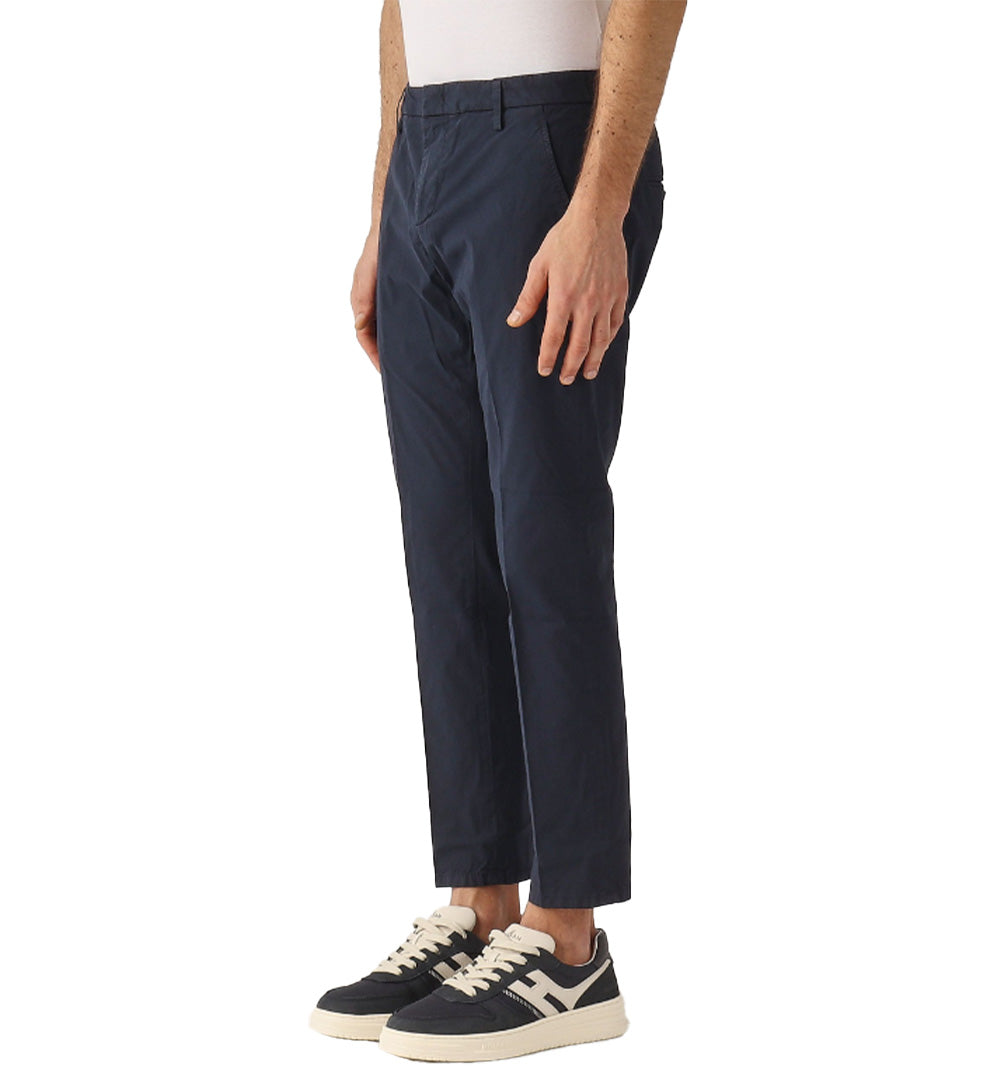 DONDUP Pantalone Dondup Gaubert uomo UP518PSE025 PTD Blu slim fit bottone cerniera UP518PSE025 PTD 890 