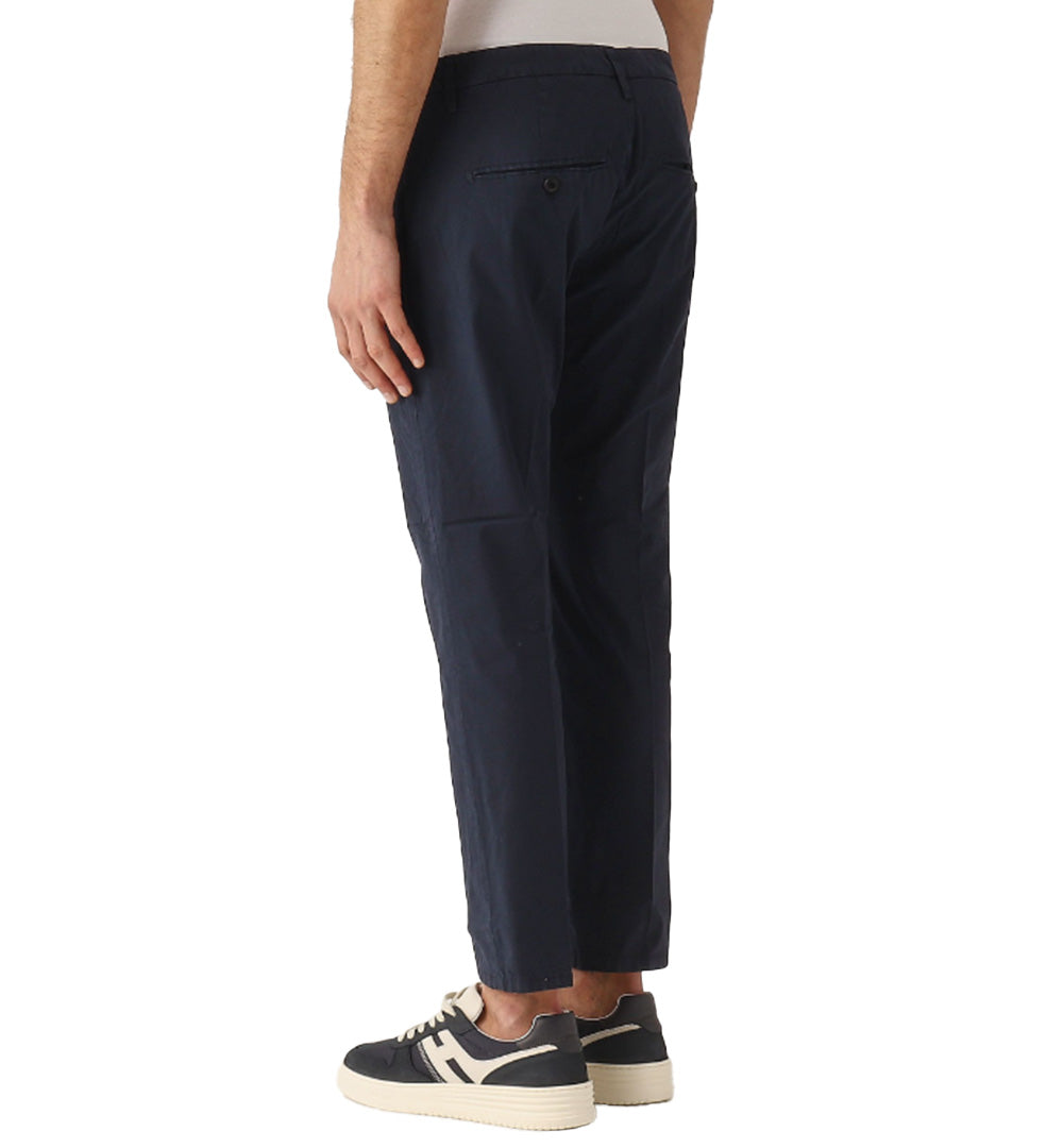 DONDUP Pantalone Dondup Gaubert uomo UP518PSE025 PTD Blu slim fit bottone cerniera UP518PSE025 PTD 890 