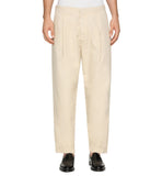 Dondup Miles men's trousers UP669CFK18U Beige pleats chino logo