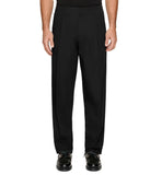 Dondup Miles men's trousers UP669CFK18U Black loose chino logo pleats