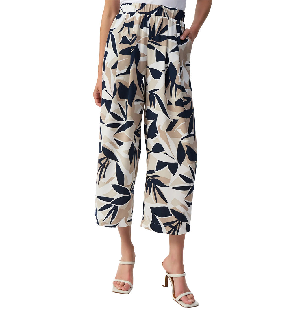 JOSEPH RIBKOFF Pantalone Joseph Ribkoff donna 251072 Fantasia stampa fantasia a foglie ampio elastica 251072 2539 