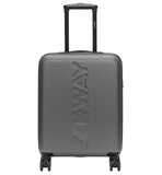K-Way Small Trolley K11416W Grey unisex logo print wheels bs padlock