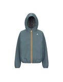 K-way children's jacket K21371WR H04 JACK STRETCH DOT mint green with hood