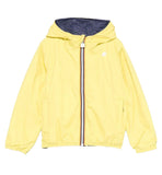 K-way K61314W children's jacket Yellow Blue reversible nylon waterproof windproof comfortable fabric