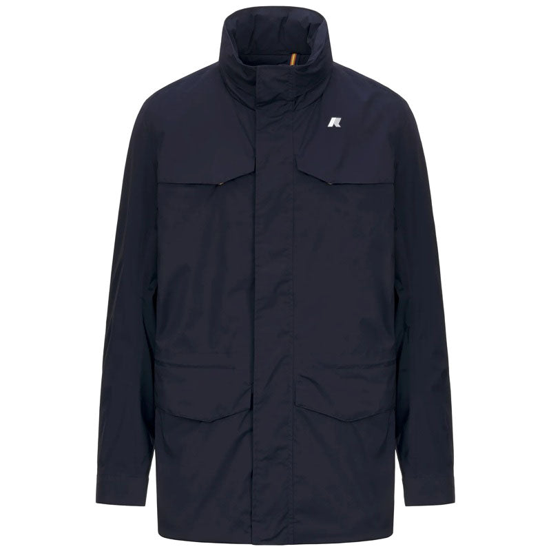 K-WAY Giubbino K-way uomo K8135HW K89 MANUEL STRETCH NYLON JERSEY blu delpth K8135HW K89 