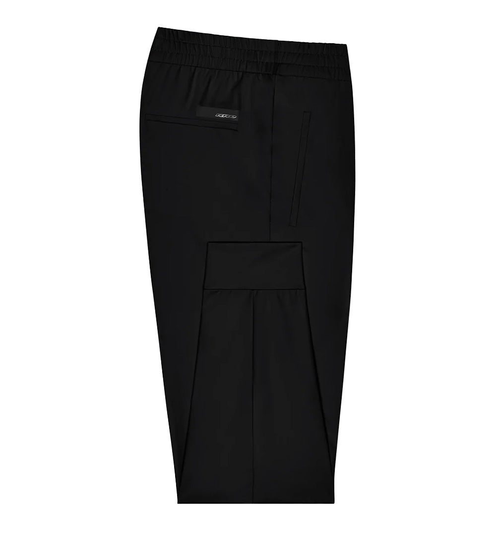 RRD Pantalone Rrd Surflex Jumper Pant uomo 25303 Nero arricciatura coulisse logo arancio 25303 10 
