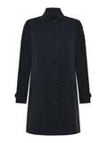 RRD Women's Jacket 25503 60 Montecristo Color Coat Wom Jkt Blue Black snap buttons
