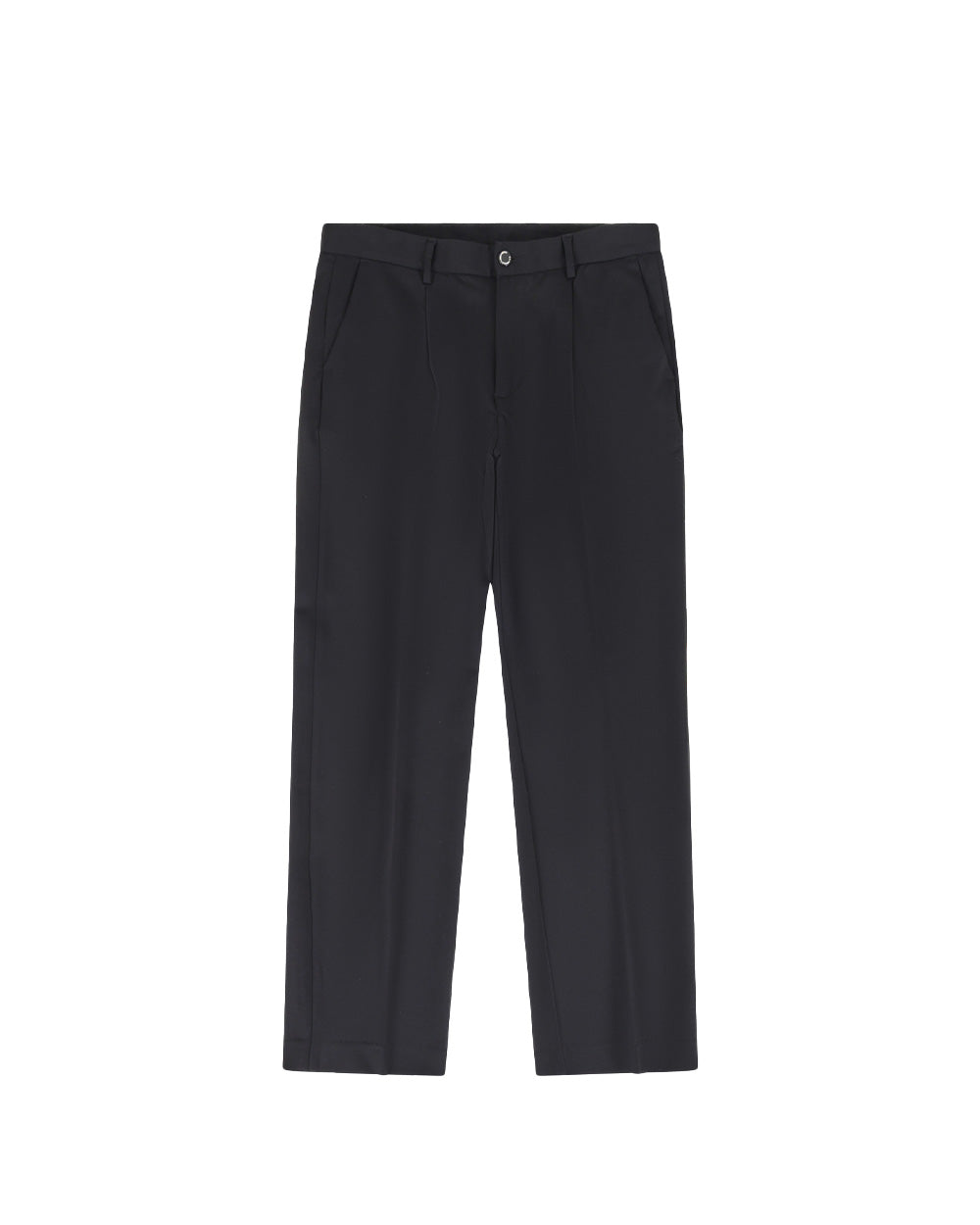 DANIELE ALESSANDRINI Pantalone Daniele Alessandrini uomo P106 Nero pence frontali linee pulite finitura curate bottone zip tasche P106 101 