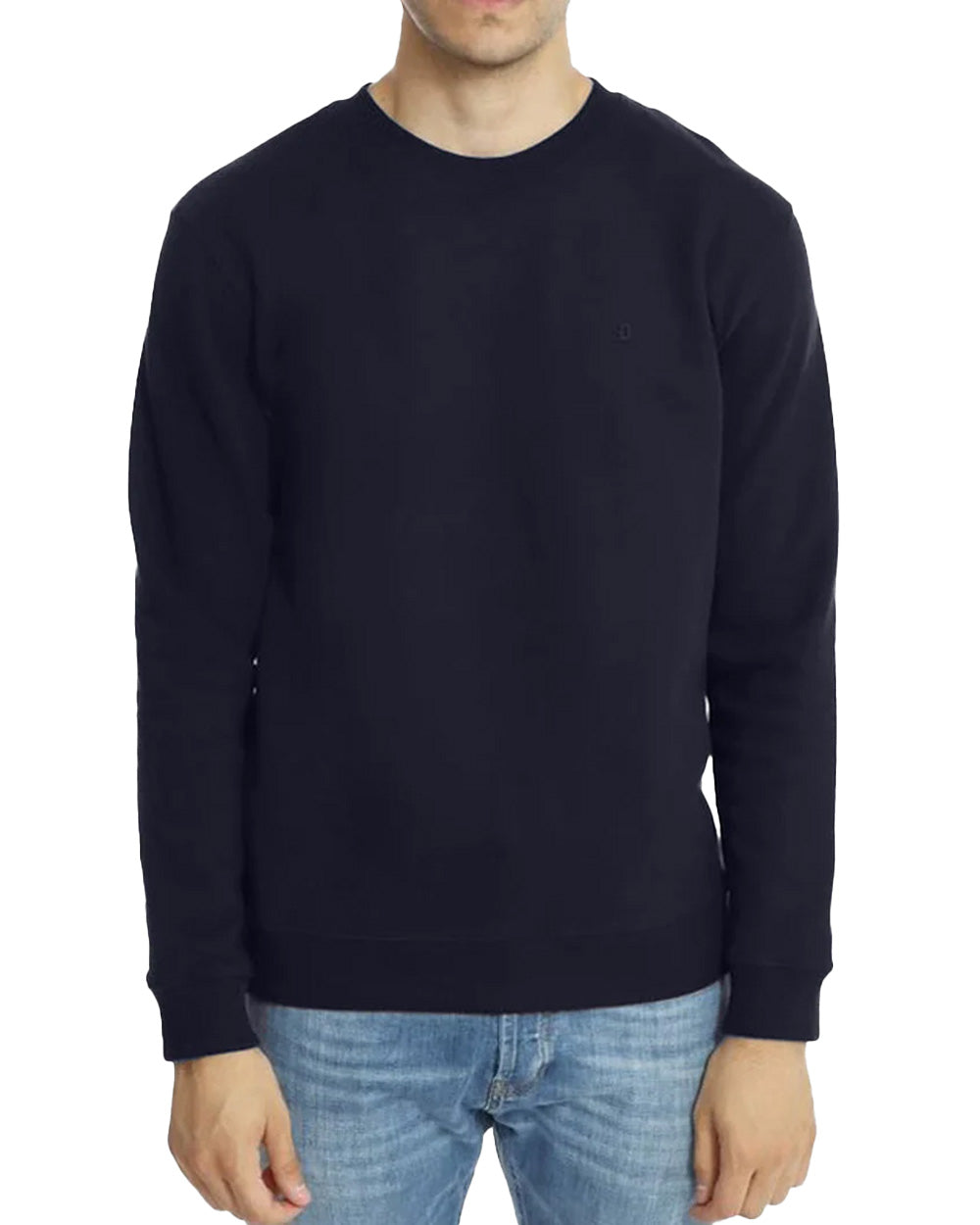 DONDUP Felpa DONDUP uomo UF641KF0196UZL4 Blu cotone design essenziale vestibilità regolare UF641KF0196UZL4 890 