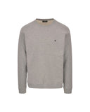Felpa DONDUP uomo UF641KF0196UZL4 Grigia cotone design essenziale vestibilità regolare