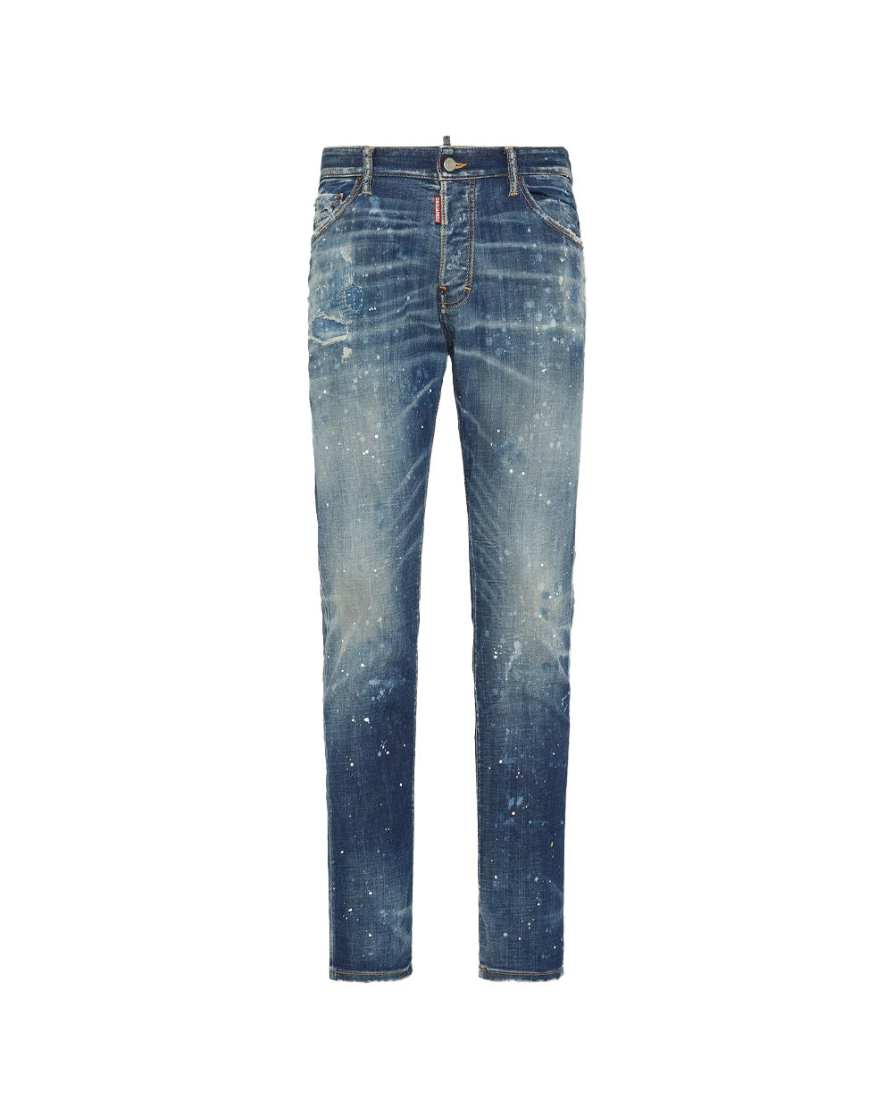 DSQUARED2 Jeans DSQUARED2 uomo S74LB1722D30010 Blu denim cotone stretch lavaggio medio slim S74LB1722D30010 470 